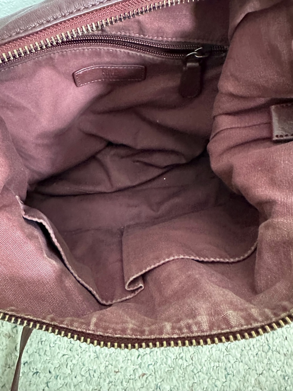 Frye Leather Lena Hobo Bag with shoulder Strap~ READ Description - Picture 7 of 14